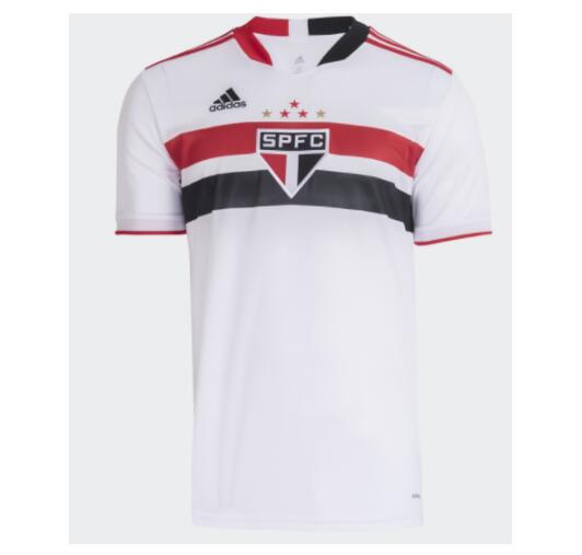 2021/22 Sao Paulo Home Kit Soccer Jersey Player Version